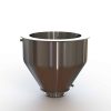 16" Double Walled Sanitary Hopper