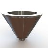 24" Double Walled Sanitary Hopper