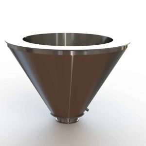24" Double Walled Sanitary Hopper