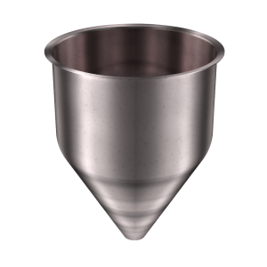 316 Stainless Steel Funnel 5.11 gallons, 11.85" ID x 16.13" OAH