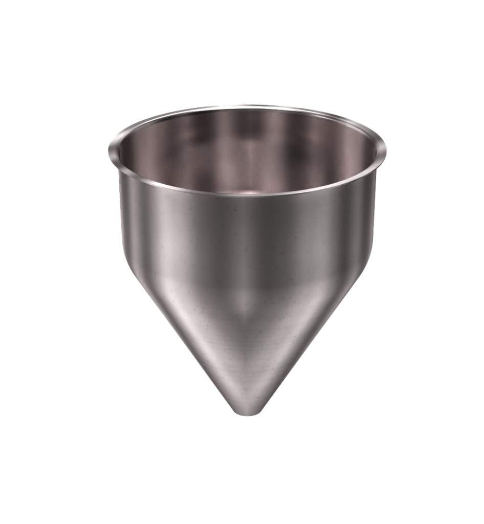 304 Stainless Steel Funnel 6.72 gallons, 14" ID x 16.75" OAH