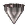 304 Stainless Steel Funnel 7.36 gallons, 16" ID x 16.25" OAH