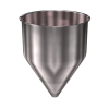 304 Stainless Steel Funnel 12.13 gallons, 16" ID x 21.75" OAH