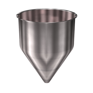 304 Stainless Steel Funnel 12.13 gallons, 16" ID x 21.75" OAH