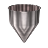 304 Stainless Steel Funnel 20.45 gallons, 19.93" ID x 25.50" OAH