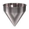 304 Stainless Steel Funnel 25.64 gallons, 24" ID x 25.50" OAH