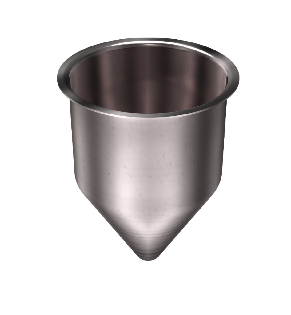 304 Stainless Steel Funnel 0.87 gallons, 6.25" ID x 9.30" OAH