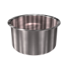 304 Stainless Steel Cup 1.27 Gallon 10.00" ID 5.13" OAH