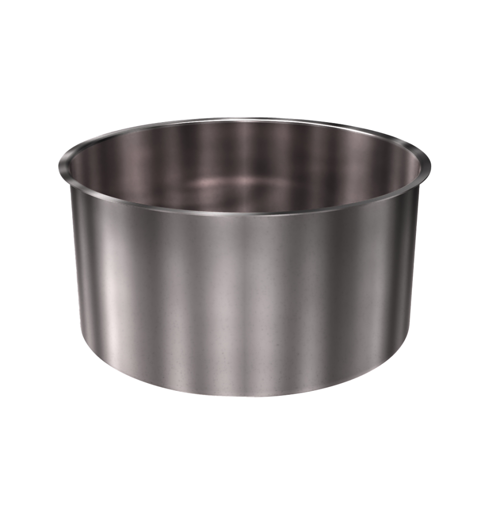 304 Stainless Steel Cup 13.34 Gallon 19.93" ID 10.23" OAH