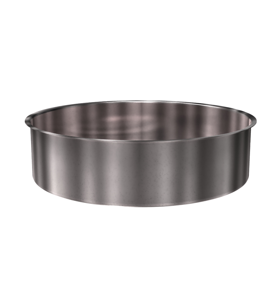 304 Stainless Steel Cup 11.95 Gallon 24" ID 6.50" OAH