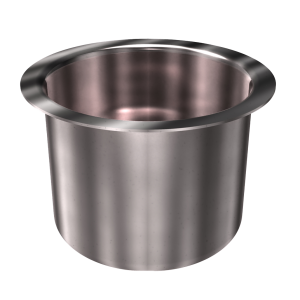 304 Stainless Steel Cup 0.67 Gallon 6.25" ID 4.95" OAH