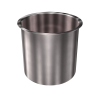 304 Stainless Steel Cup 0.89 Gallon 8.85" ID 9.13" OAH