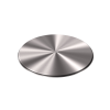 304 Stainless Steel Lid With Beaded Lip 17.55" ID x 0.53" OAH