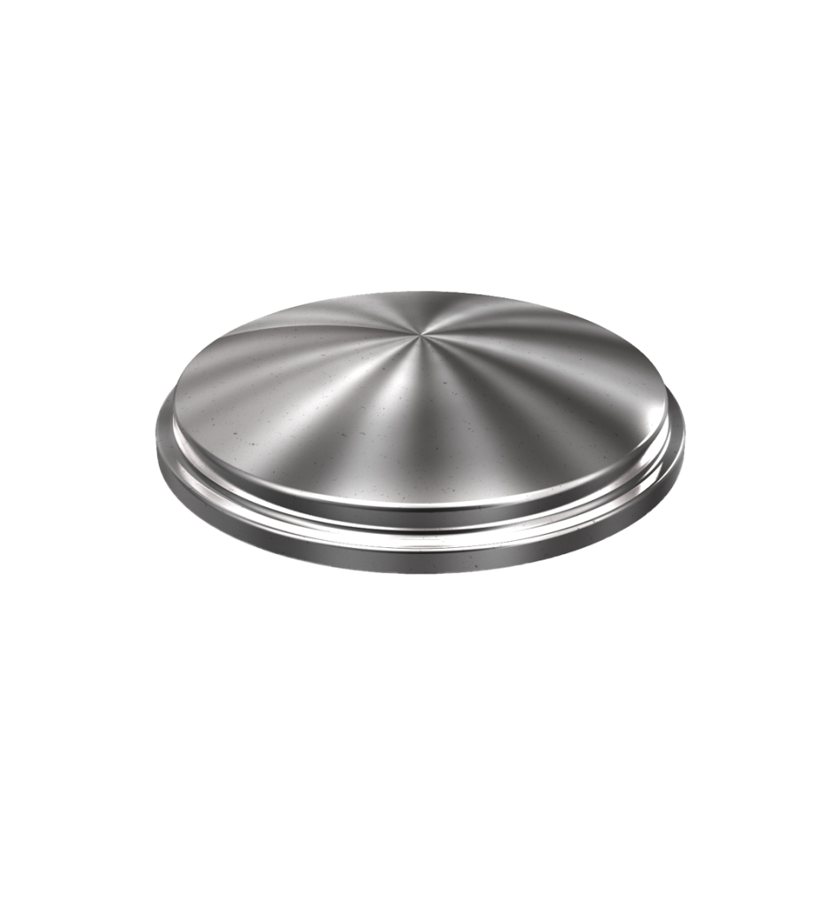 304 Stainless Steel Domed Lid 17.41" ID x 3.20" OAH