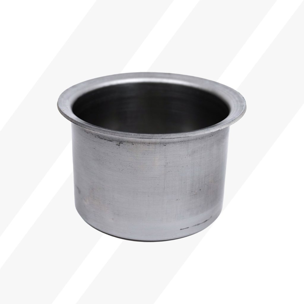 Small scale deep drawin stainless steel cup